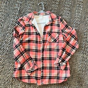 Pink Flannel Shacket
